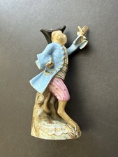 Extremely Rare 18th Century Meissen Monkey Band Conductor picture