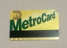 N Y C Metro Card Earth day 2016 Used It Has Some Miles On It No Cash Value picture