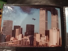 9/11 Artifat: Very Rare , Upclose OFlm Photo of Flight 175 Striking South Tower picture