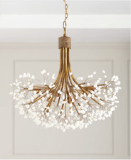 John-Richard Collection Quartz 9-Light Chandelier picture