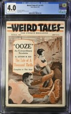 Weird Tales 1923 March, #1. Second highest on CGC census.   Pulp picture