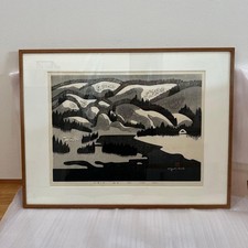 *Prices cannot be reduced Kiyoshi Saito Winter in Aizu Aso 1986 47/130 Print picture