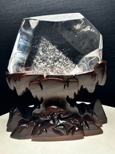 3.2LB Top Rare AAA+ Natural white ghost phantom mineral spicemen Crystal+base picture