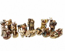 ~*~XL 10” Scale Wood Carved Nativity Set-Remarkable Stunning Exhibit -Anri Style picture