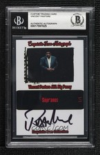 Vincent Pastore The Sopranos Exquisite Custom Signed Auto 1/1 BAS picture
