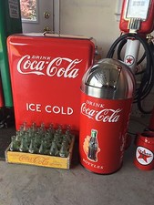 ICE COLD coca cola vintage Westinghouse Jr. Cooler And Trash Can picture