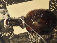 Appalachian Brewing Co Brown Glass Beer Growler Bear Paw Embossed 67 oz picture
