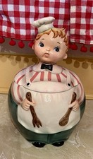 RARE 1950s Lefton Cookie Jar Baker Boy Cook Chef Kitsch Antique Vintage picture