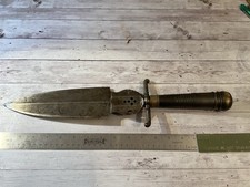 ORIGINAL MASSIVE 1700S ? GERMAN REGIMENTAL BLADE KNIFE picture