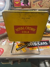 Vintage Ultra RARE Royal Crown RC COLA Metal Hi-Lo Kids High Chair SODA GAS OIL picture