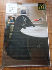 RARE FRENCH POSTER STAR WARS Mc Donald's 119x175cm Mc Do Darth Vader Darth Vader picture