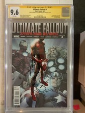 Ultimate Fallout #4 CGC 9.6, Duel Signature BAGLEY & BENDIS 1st Miles Morales picture