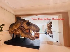 ECC 1/1 Life-size T-Rex Head Dinosaur Huge Figure Statue Collectible Limited 49 picture