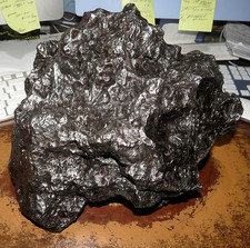 HUGE 37.5 KGM CAMPO DEL CIELO METEORITE MUSEUM GRADE 82.5 LB JAL THE VERY BEST picture
