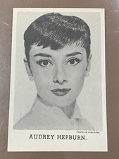 Vintage Audrey Hepburn Ricky Nelson Photo Print 1950s Hong Kong Rare picture