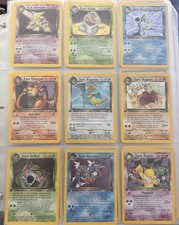 1st Ed.Pokémon Team Rocket MASTER Set 1-82+SR | Vintage WOTC Binder Collection picture