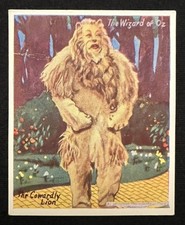 1939 BARRATT & CO THE COWARDLY LION *ROOKIE CARD* WIZARD OF OZ LOW POP EX picture