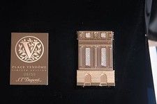 ST DUPONT VENDOME PRESTIGE LINE 2 LIGHTER PINK GOLD, DIAMONDS, ONE OF ONLY 35 picture
