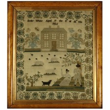 Antique Sampler, 1825, by Emily White picture