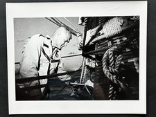 1962 NASA Project Mercury Astronaut John Glenn Checks Friendship 7 Press Photo picture