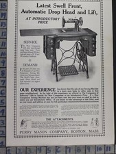 1906 PERRY MASON COMPANY SEWING MACHINE CLOTHE FABRIC BOSTON VINTAGE AD DK79 picture