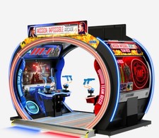 Deluxe Arcade Gun Shooting Video Game 4 Players Brand New Only One Game System  picture