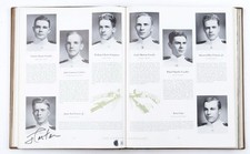 1947 Lucky Bag US Naval Academy Yearbook Jimmy Carter Signed Autographed BECKETT picture