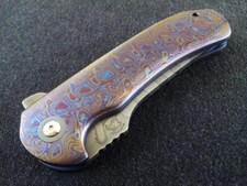 Functional Art: Burchtree Bladeworks Persian Custom Knife in ZirCuTi and Hamon picture