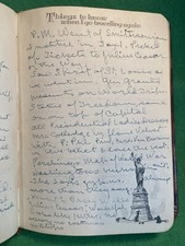 RARE Pre-WWII 1938 European Travel Diary incl Hitler’s Nazi Germany 💥Chilling💥 picture