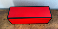 Pacific Connections Lacquer Long Box, Red- Black, 4.5'' H X 13'' W X 4.5'' D picture
