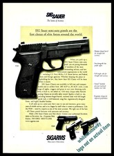 2001 SIG SAUER P226 Pistol Original PRINT AD shown w/ P220 P229 and P245 picture