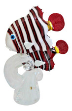 $4,000 Off Murano Glass Aquarium Pair of Tropical Fish on Base by Oscar Zanetti picture