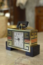 Cartier Chinoise Alarm Clock Art Deco 1990s Paris W 3.9 x D 1.1 x H 3.5 in picture