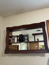 Vintage 1960 Shadow Box Wood 22x22 Items Not Included picture