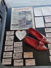 Wizard Of Oz Ruby Slippers possible test pair size 6B picture