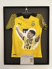 Borussia Dortmund Jersey Portrait Jude Bellingham Hand-Painted And Signed Puma picture