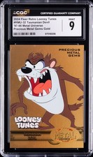 2024 Fleer Retro Looney Tunes Metal Universe PMG Gold 1/1 Tasmanian Devil CGC 9 picture