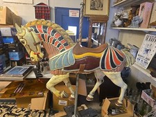 Exceptional Handcarved 1940s Ret. Amusement Park Carousel Horse US EAST COAST picture