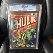 The Incredible Hulk #181 CGC 9.6 White Pages (Marvel Comics November 1974) picture