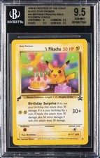 1999-02 WIZARDS OF THE COAST - BLACK STAR PROMOS #24 BIRTHDAY PIKACHU BGS 9.5 picture