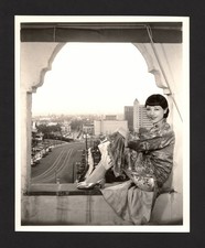 VERY RARE C1931 ICON ANNA MAY WONG HOLLYWOOD APARTMENT VIEW EUGENE RICHEE PHOTO picture