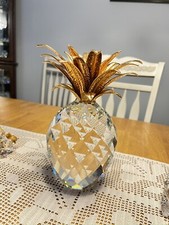 retired swarovski Large  Pineapple, Mint Condition, Smaller Sets Also for Sale picture