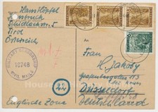 125853, Friedrich-Wilhelm Jakoby General, Postcard Pianist Hans Höpfel, 1946 picture