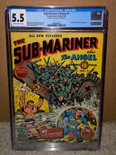 Sub-Mariner Comics #1 CGC 5.5 Timely Marvel 1941 Key Golden Age Grail D5 H10 cm picture