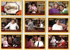 CHEERS PREMIERE EDITION GOLD PARALLEL BASE INSERT TRADING CARD SET (99) #'D /82 picture