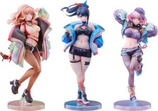 Gridman Universe Dreamy Divas Ver 1/7 Scale Figure Set Rikka Akane Yume Solarain picture