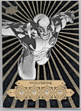 2016 UD MARVEL GEMS QUAD DIAMOND MINE GOLD WOLVERINE DMG7 NICE - VERY RARE  picture