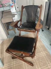 1960’s early period Don S Shoemaker swinger chair and ottoman set picture
