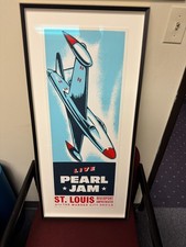 1998 Pearl Jam St Louis MO Ames Bros Concert Poster Screen Print Riverport picture