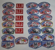 Grand Teton Council 2005 National Jamboree Master Set JSP Mint Cond picture